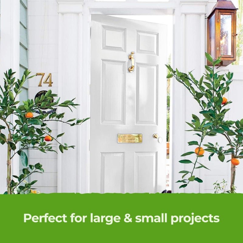 THE ONE All-In-One Paint & Primer - Off White Matte, 33.8 Fl Oz/1 Liter | 1 Coat Formula | Easy Indoor & Outdoor Decorating for Home & Garden Walls, Floors & Furniture | Water-Based & Low VOC - Image 5